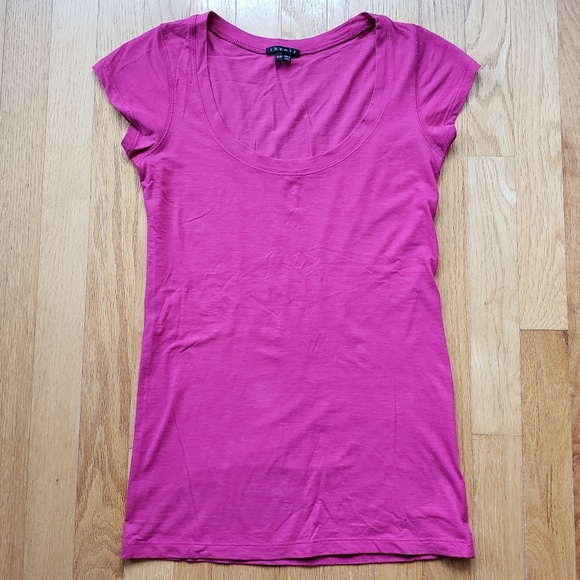 Theory Tops - Pink Theory Shirt
